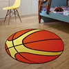 Tidebuy Factory Price American Style Digital Printing Front Door Funny Round Drawing Floor Room Carpet