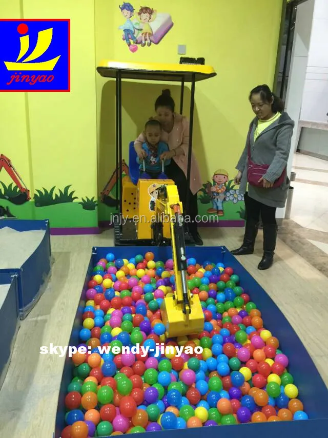  Anak  anak  Mini penggali dengan bak pasir  backhoe listrik 