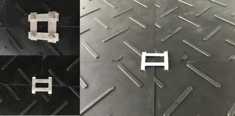 Heavy duty HDPE crane ground mats plastic temporary road mats factory