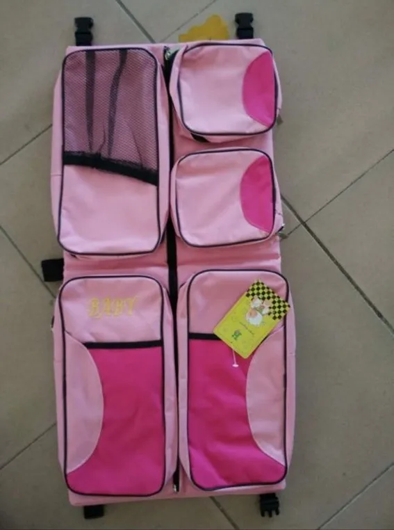 Foldable Infant Travel Sleeping Diaper Mummy Bag Baby Carry Cot Bag