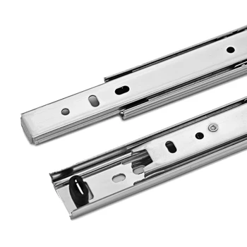 2 Fold Sliding Shelf Rails Concealed Drawer Slides Runners Buy
