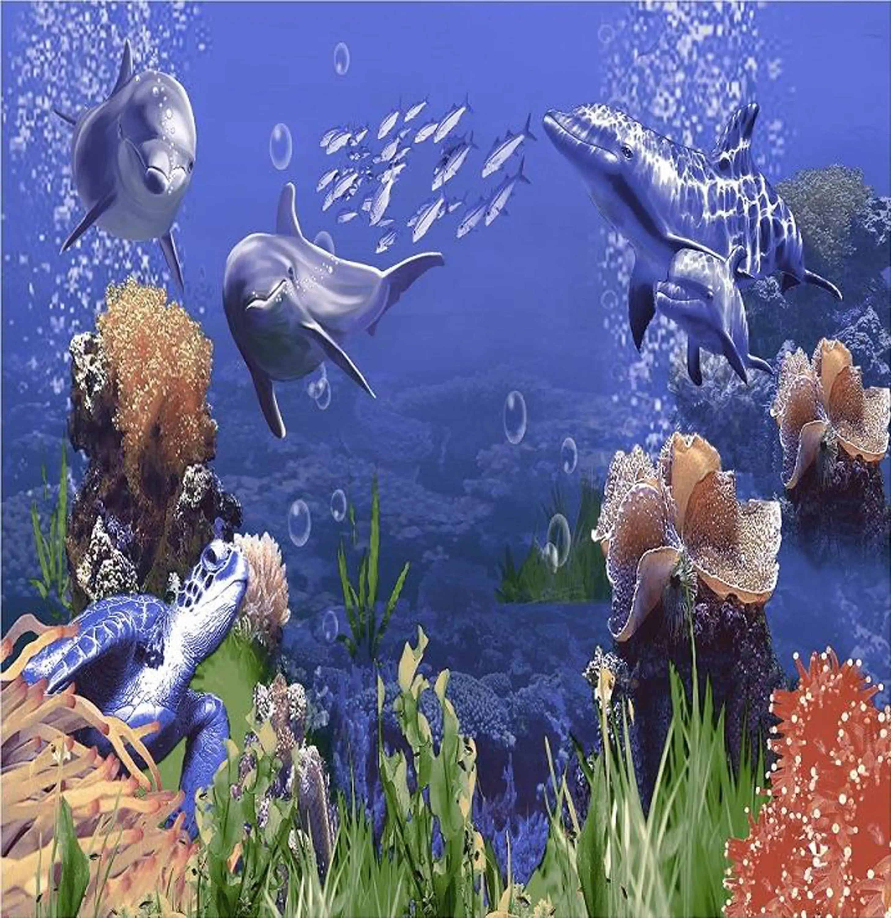 Foshan Decorative 3d Floor Ceramic Tiles Dolphin Tile Buy Decorative