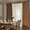Wholesale new design polyester drapes embossed blackout grommet curtain for hotel/lving room