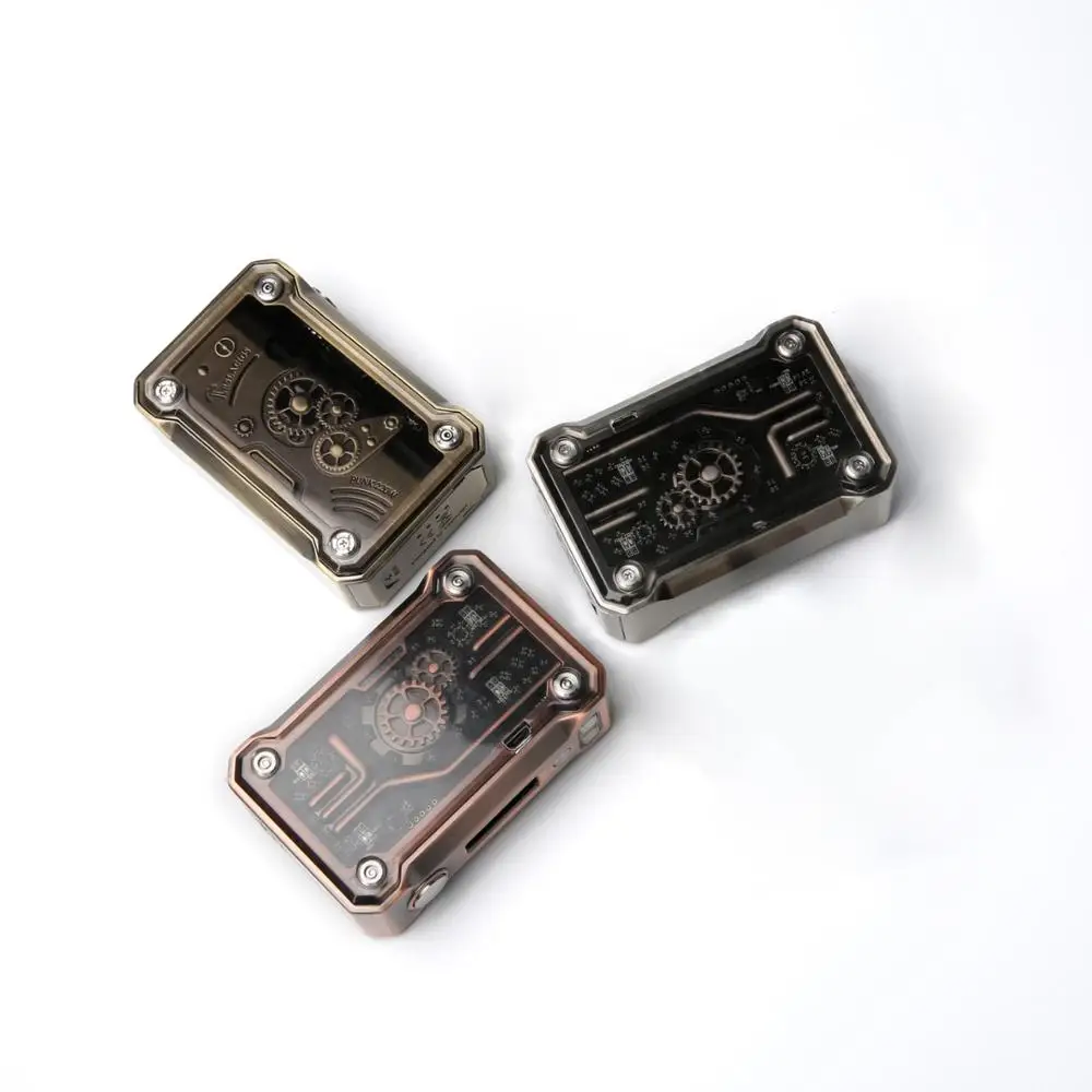 tesla steampunk style teslacigs punk 220w kit with box mod with