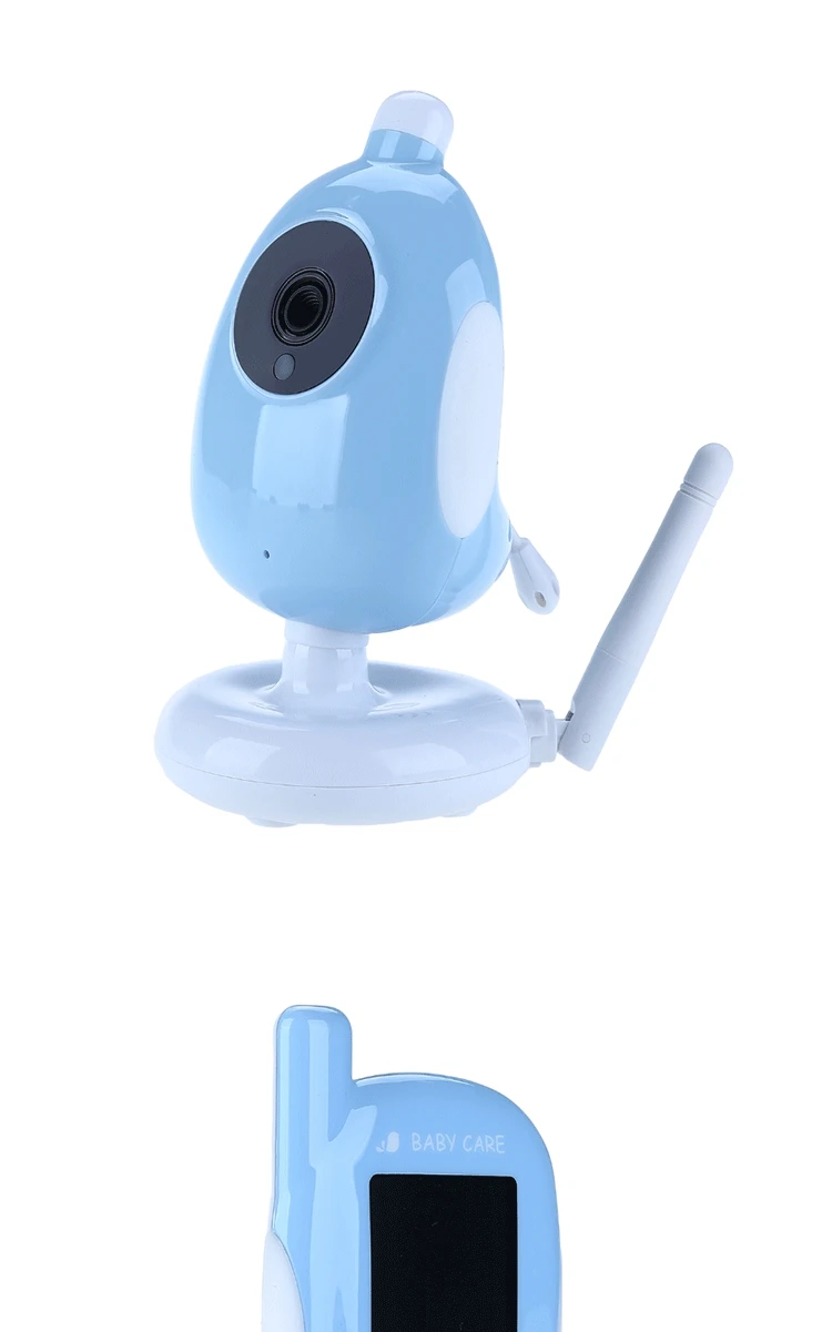 2.4 Inch 2.4G Wireless Baby Monitor Electronic Babysitter Nanny Security IP Camera Two-way Audio Night Vision Temperature