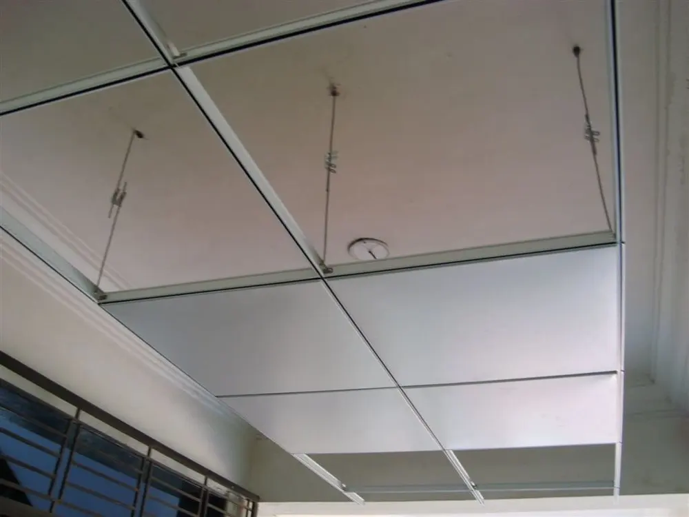 PVC laminated gypsum ceiling tile/cheap gypsum ceiling/acoustic board 2'x2' 595x595mm 603x603mm Gypsum tiles GRG