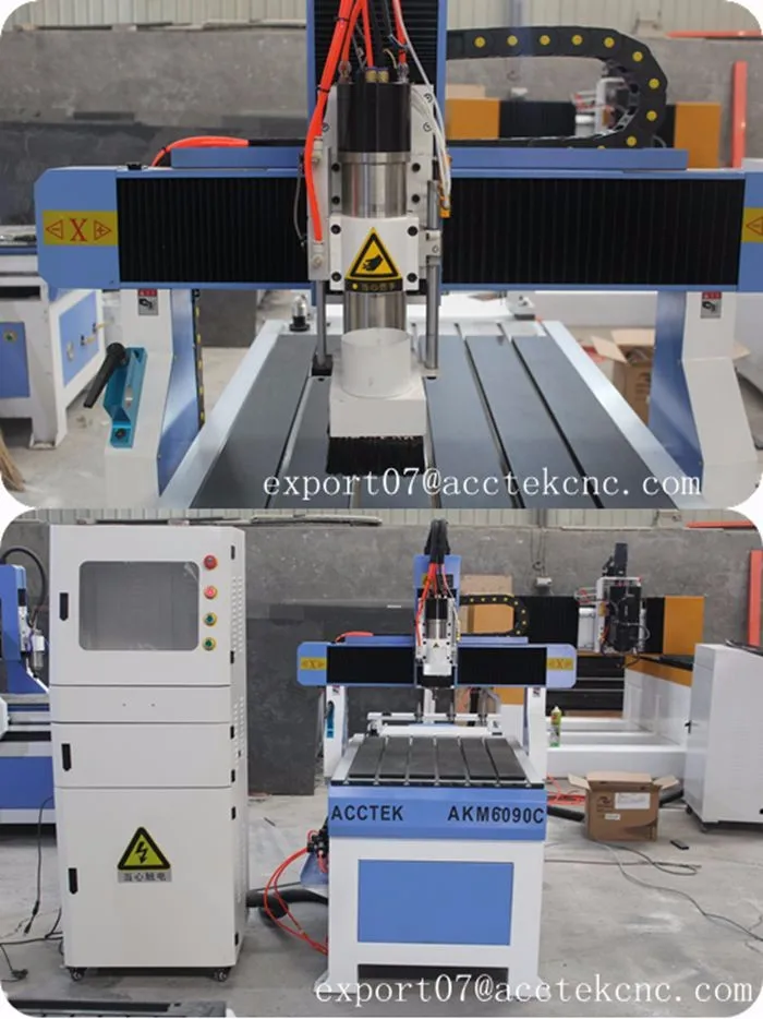 6090 ATC cnc router woodworking machine spindle with atc
