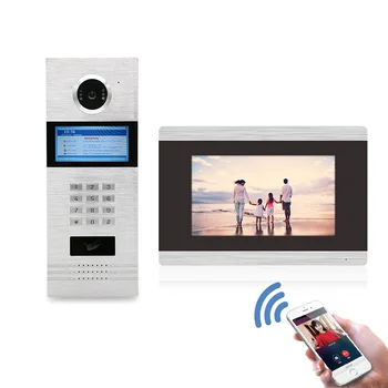 Digital Sip Video Door Phone For Apartment With Mobile App Unlock