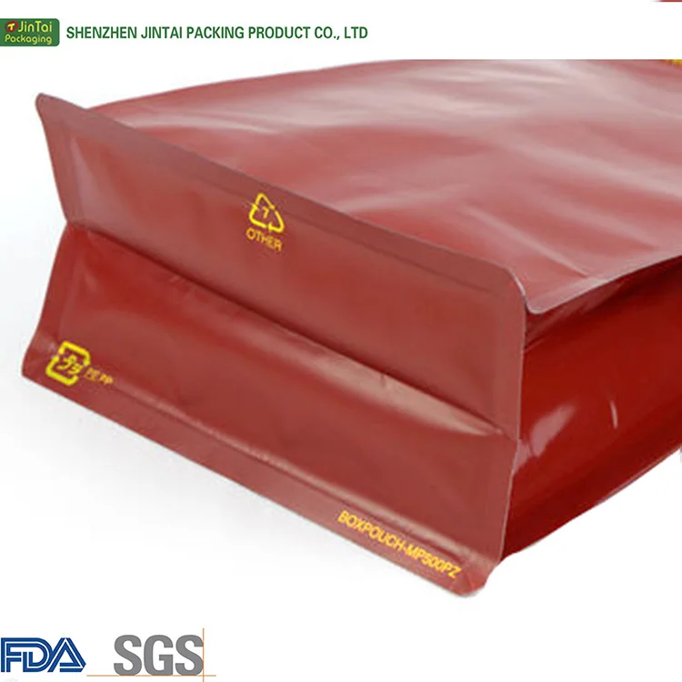 2.5mil Thickness Plastic Bag Drink Plastic Ziplock Bag Customized Sizes Aluminum Foil Quare