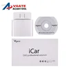 Super Mini Elm327 Bluetooth OBD2 V2.1 Elm 327 V2.1 OBD 2 Car Diagnostic-Tool Scanner Elm-327 OBDII Adapter Auto Diagnostic Tool