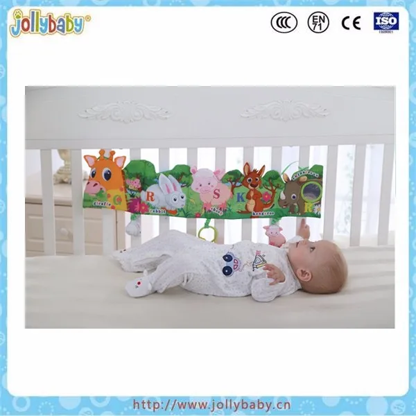 Baby learning bed cloth book ,soft cloth book