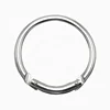 Factory wholesale 6.2cm aluminum circle carabiner as bag hooks or accessories