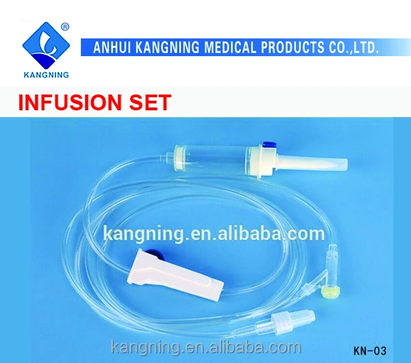 
Single use IV set /IV Infusion set/IV giving set fabrica de descartable equipo para la infusion CE&ISO KN-03 