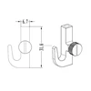 Hot selling high quality zinc alloy fashionable decorative picture hanging hook