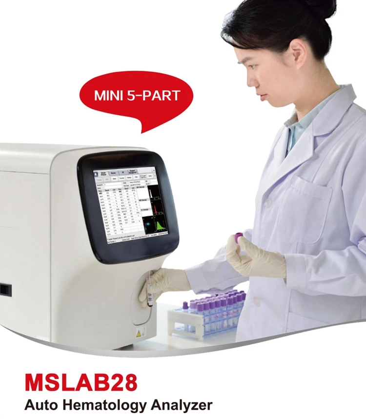 Mslab28 China Manufacturer 5 Diff Hematology Analyzer Low 