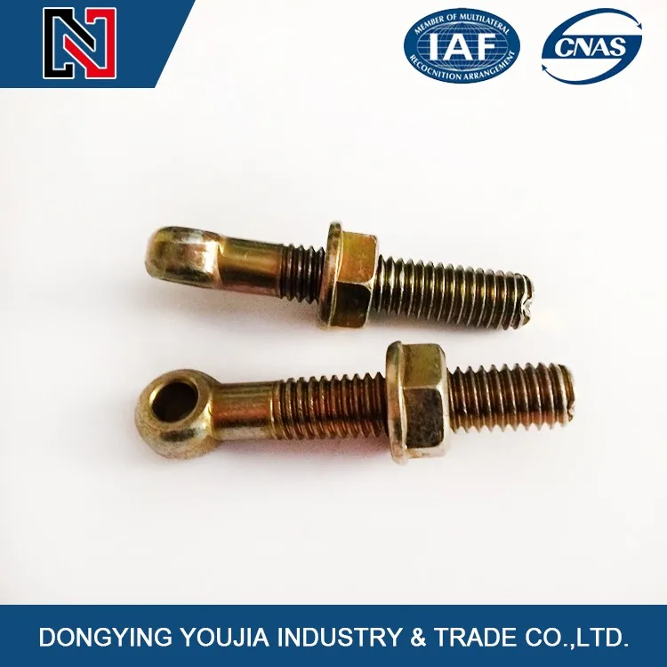 Steel Head Eye Bolt With Hole Buy Special Bolt Eye Bolt Square Head