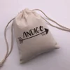 Mini Cute Printed Drawstring Cotton Pouch For Baby Button Packaging