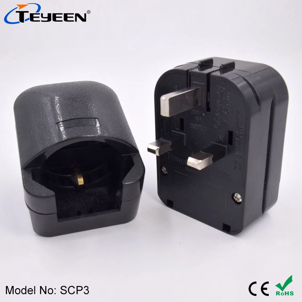 France To Uk Plug Adapter Eu Earthed Plug To Uk Plug Buy France To Uk