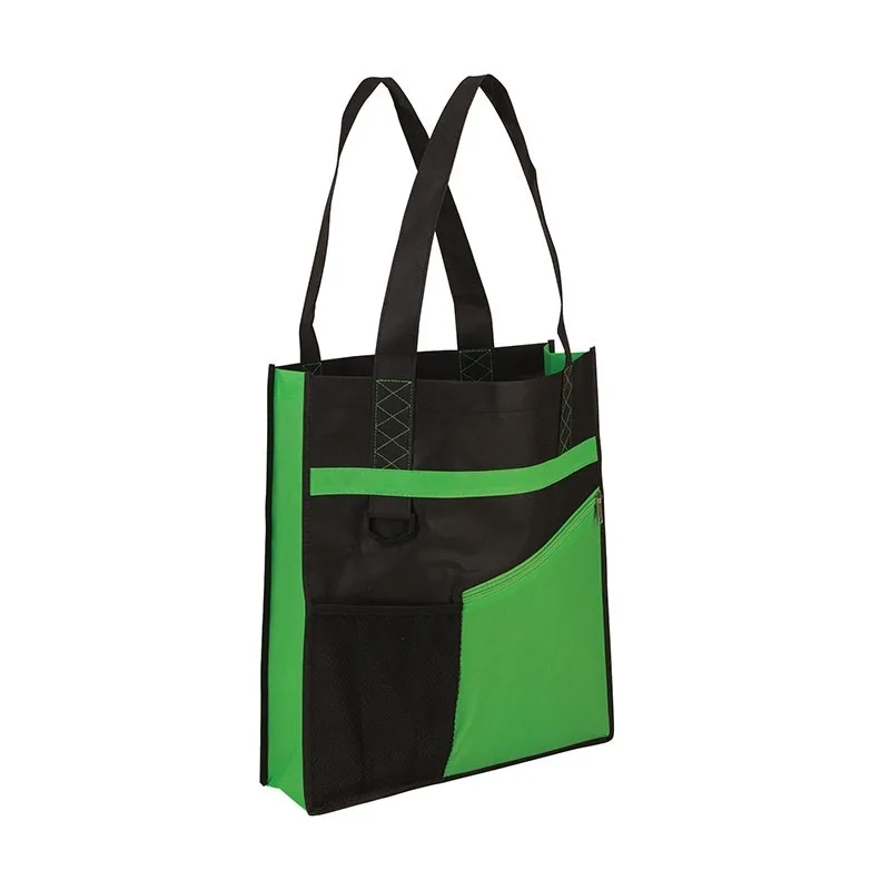 Promotional Cheap Customized Eco Fabric non-woven shopper tote/shopping bag