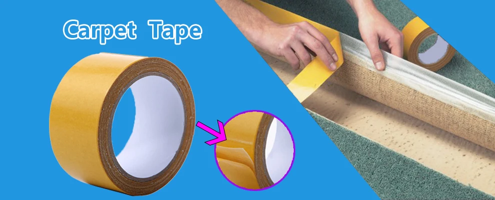 High Adhesion Double Sided Carpet Edge Binding Tape