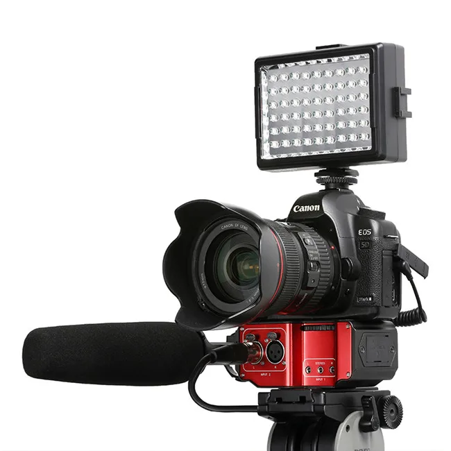 Srpax2 Audio Mixer Preamplifier Two Xlr And 3.5mm Jack For Dslr