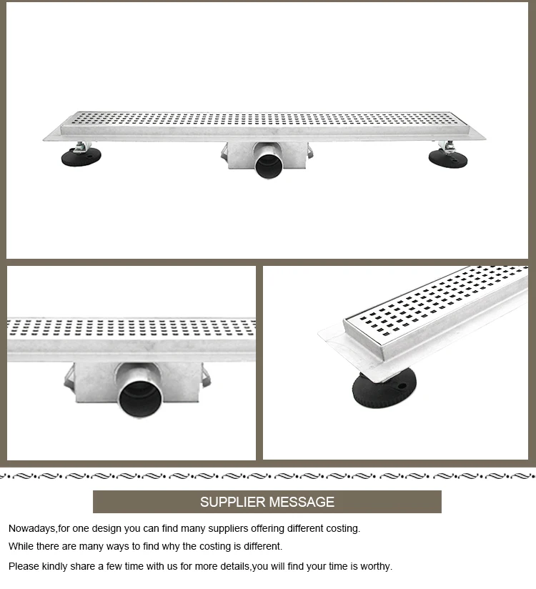 Modern Long Linear Floor Drain Waste Grate Drain Floor Trap - Buy ...