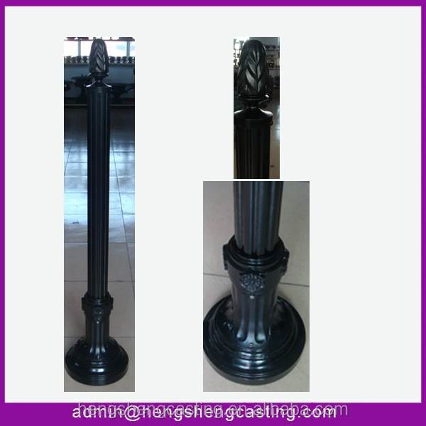 Alibaba expreso decorativa base de fundición de aluminio/aluminio de la