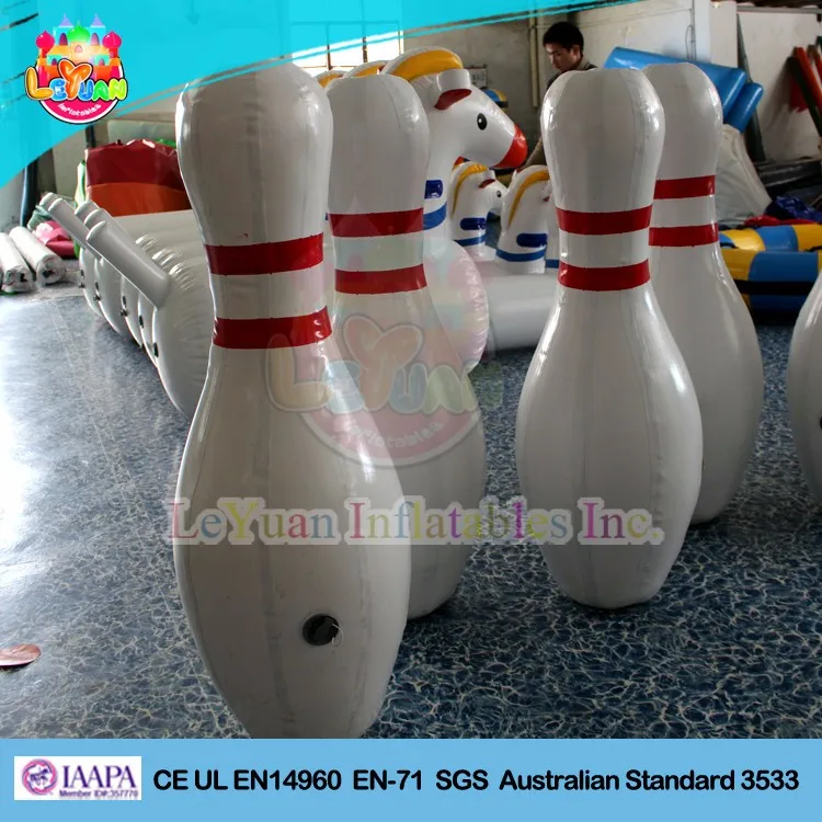 huge inflatable bowling pins