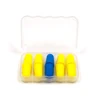 bullet sharp foam earplug that is light and fits the ear canal
