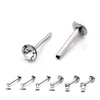 ASTM F136 Titanium 20g Push Pin Labret Piercing
