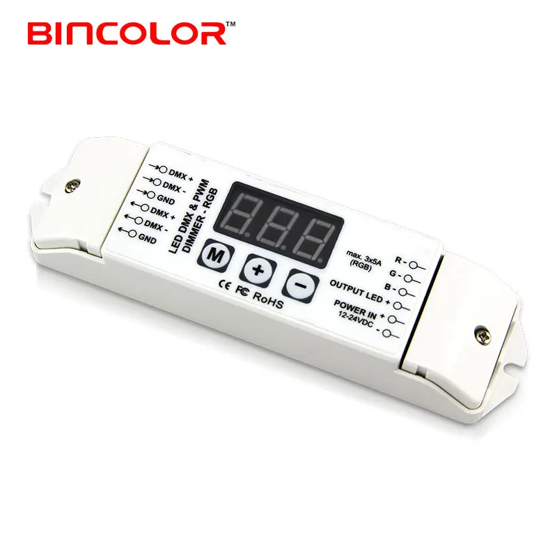 BC-833 DC 12V 3 channels LED RGB Light dmx led driver DMX512 Decoder controller