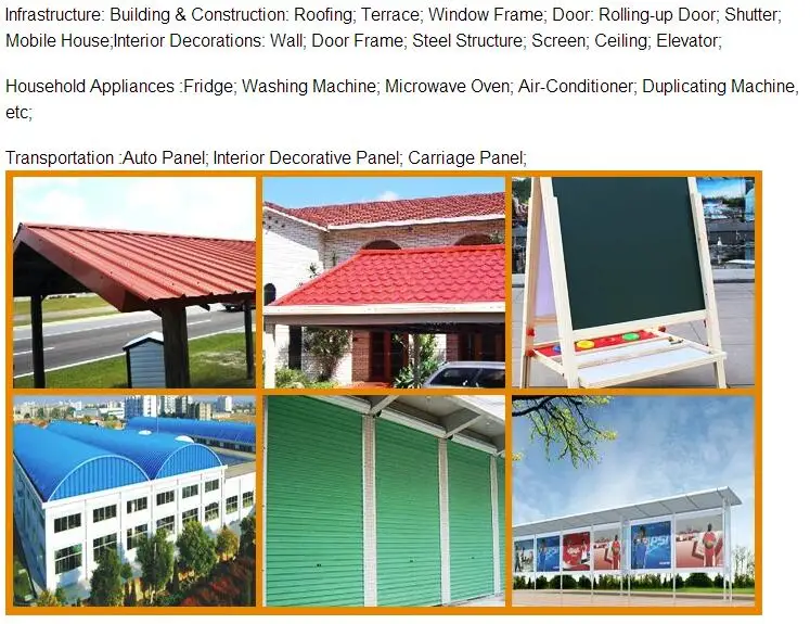 color coated roofing steel sheet