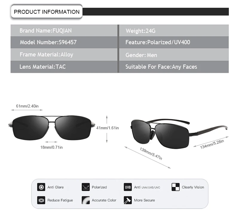 Retro Hot 2019 Polarized TAC Small Frame Square Shades Men Aluminum Magnesium Sunglasses