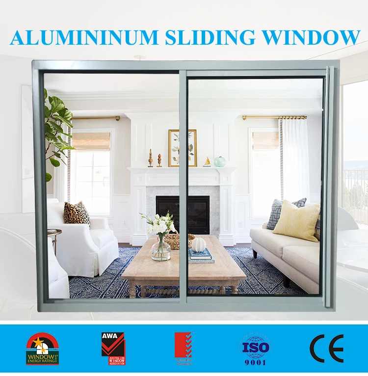 Aluminum glass door and sliding windows for office australian standard