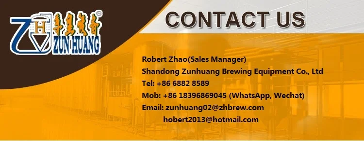 Stainless steel beer conical fermenter for beer plant and factory