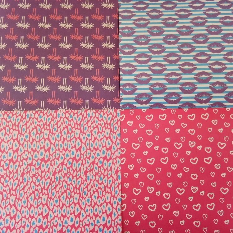 Wholesale Printed Embossed Fairy Glitter Cardstock 12x12 Scrapbook