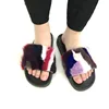 Custom Slide Footwear Beach Sexy Feather 2018 Flat Slipper Second Hand Sho Mink Fur Sandal