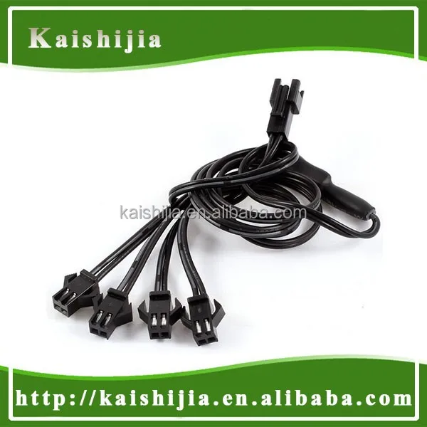 male plug Cable connector EL Lamp Foil Wire Neon Light