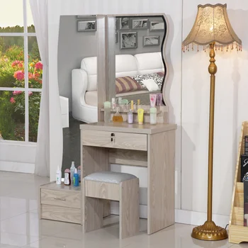 Mdf Melamine Dresser With Stool Full Length Mirror View Melamine