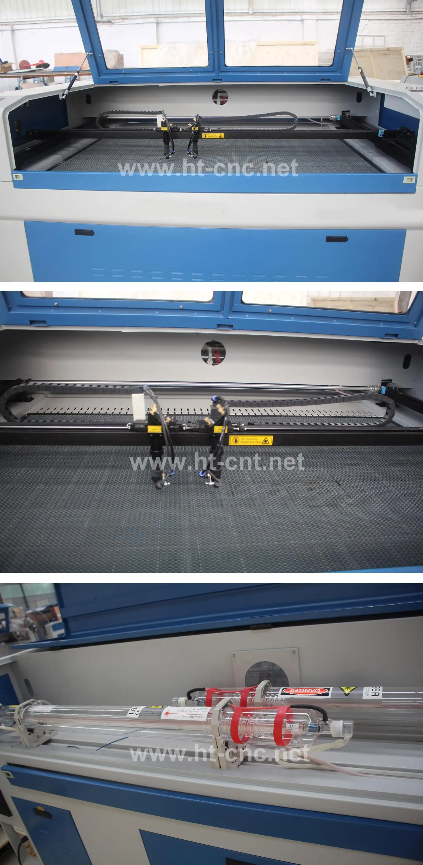 Professional assembled 1610 two heads laser cutting machine made in china