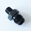 free shipping Blue/Black -8 AN to 3/8" NPT Fitting Straight Adapter An To NPT Fitting