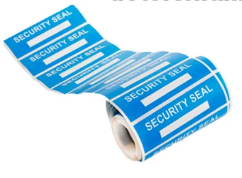 Self adhesive security label printing barcode printing