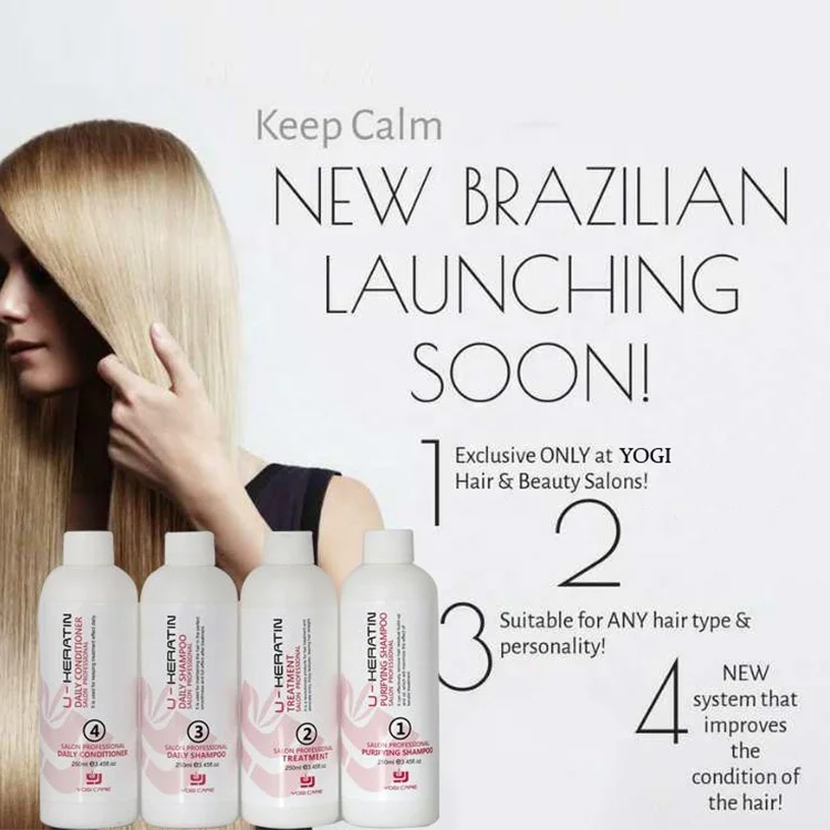 brazilian keratin hair straightener treatment kit