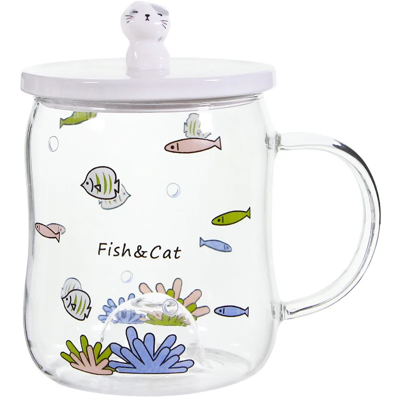 long glass mug