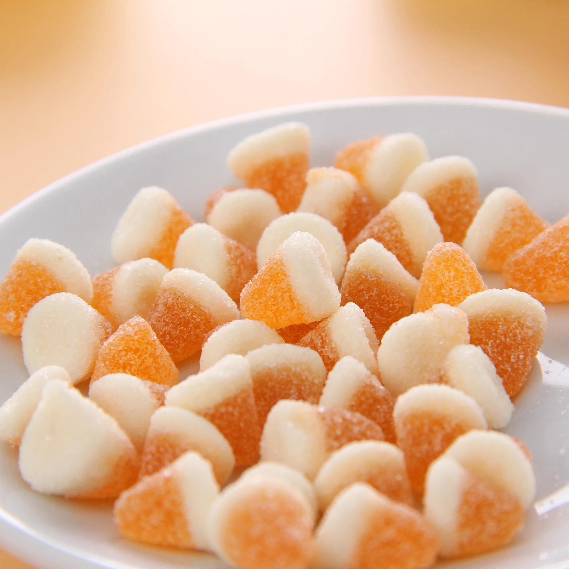 high quality factory customized fruity orange flavor kid soft