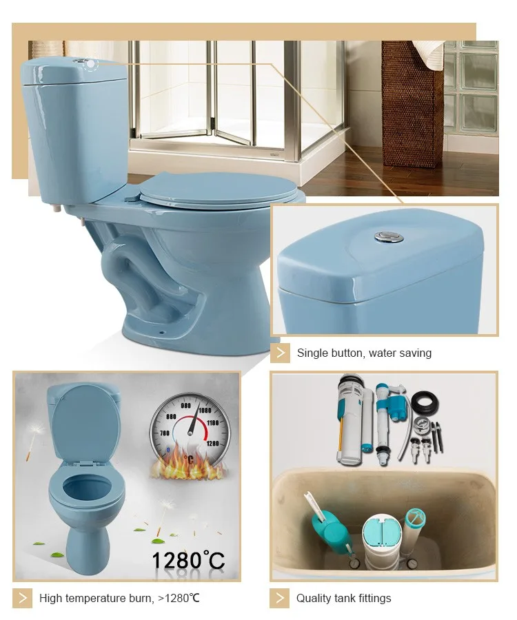 Porcelain Bathroom Blue Sanitary Toilet Buy Light Blue Toilet Bowl