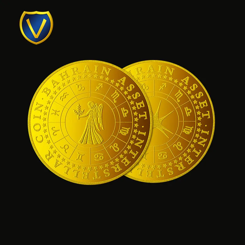high quality customized hot sales custom pure gold metal coins