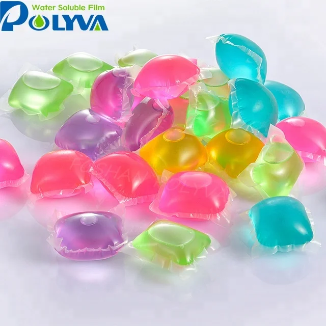 Cold Water Soluble Pva Plastic Film For Liquid Washing Detergent Pods/dishwasher pods/cleaning capsules