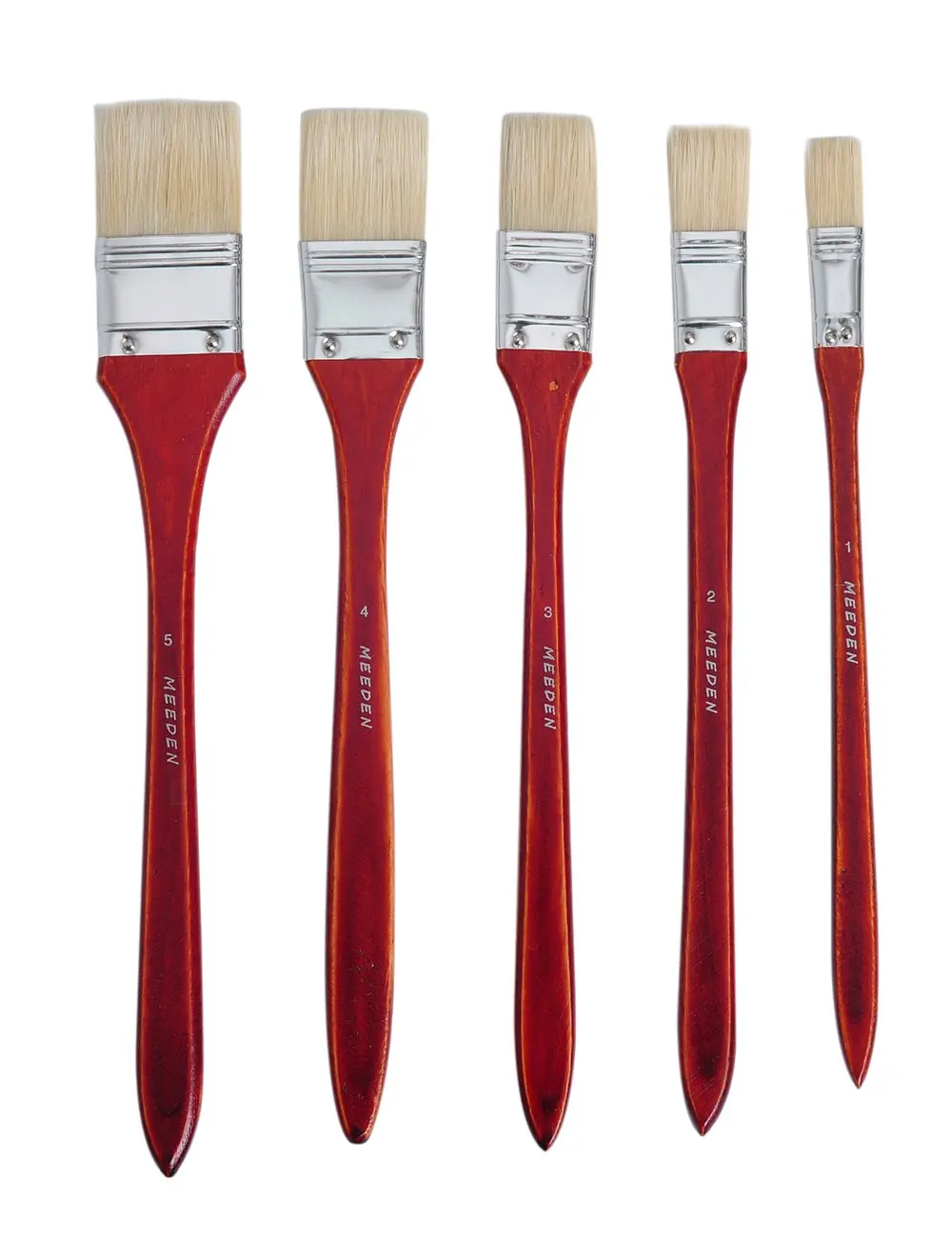 Filbert Short with Black Lacquered Handle and Copper Ferrule Size 12 da Vinci Hog Bristle Series 7407 Plein Air Oil Painting Brush
