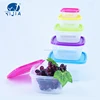 Plastic Square Crisper set of 5pcs
